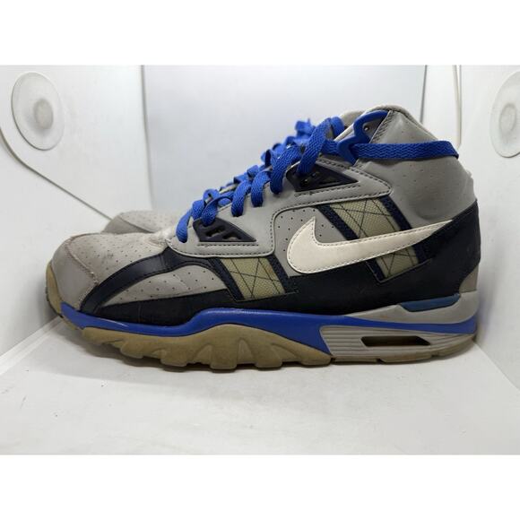 Nike Air Trainer SC High 30234-071 Men’s Size 11.5 Bo Jackson Grey Blue White - Picture 2 of 16